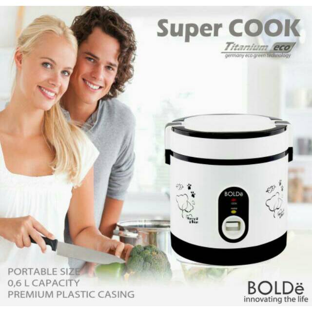 Super COOK Rice CooKeR MiNi 3 In 1 Bolde 0.6L - Original - Free Bubble