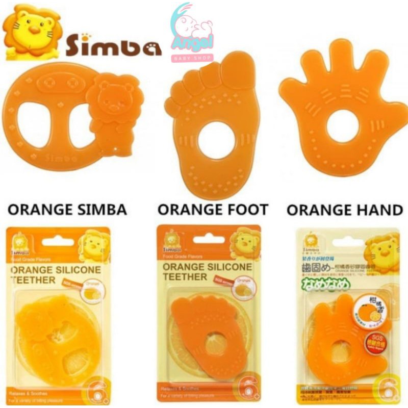 simba teether  milk,lemon,orange 1pcs