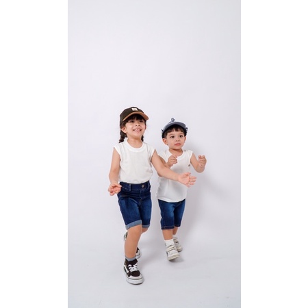 RACHIDKIDS / CELANA JEANS ANAK LUCU / CELANA JEANS ANAK PENDEK / POLY JEANS