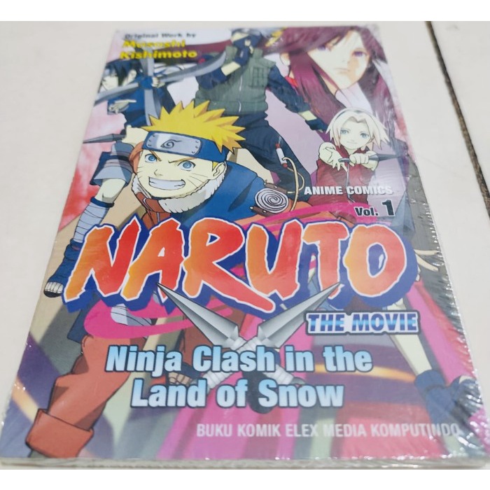 Buku komik naruto movie ninja clash in the land of snow satuan