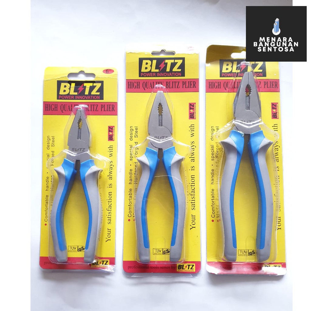 Tang Kombinasi Blitz 7&quot; Crome / Combination Plier Chrome