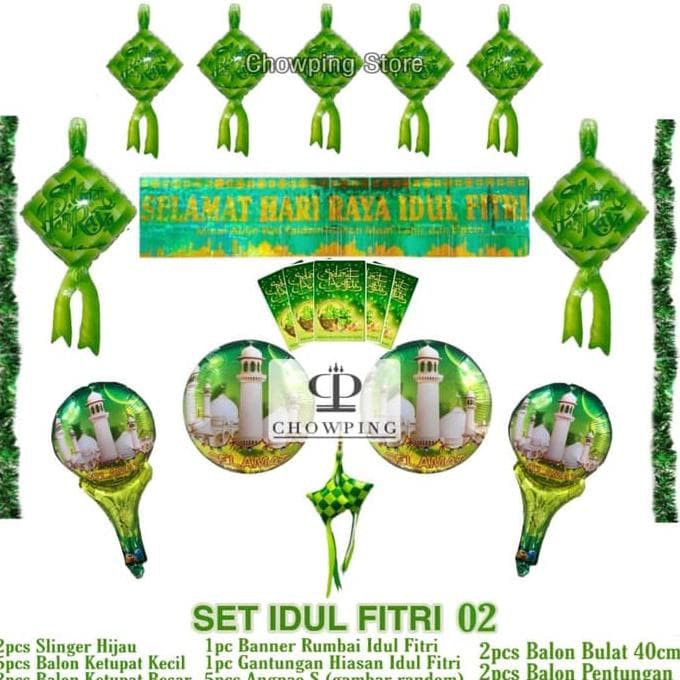 

ROYALE STATIONARY - Banner Pita Bingkisan Lebaran Hiasan Idul Fitri 45*4 Cm ISI 10 LEMBAR