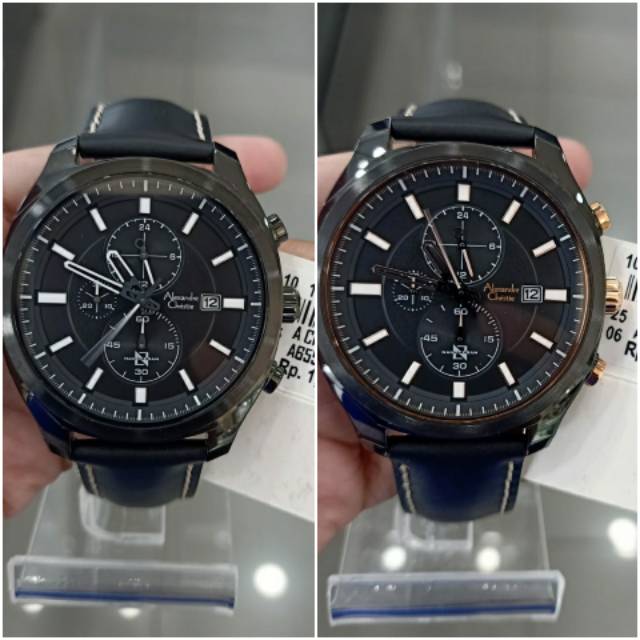 Alexandre Christie Chrono 6550 | AC 6550 chrono | AC6550 black original