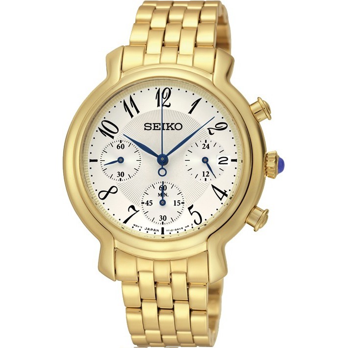 Seiko SRW874P1 - Chronograph - 50M - Jam Tangan Wanita Sport