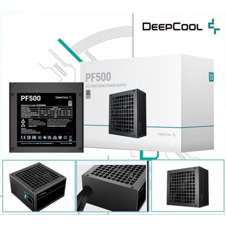 PSU / Power Supply DEEPCOOL PF450 | PF500 | PF550 I PF650-GARANSI 3 TAHUN