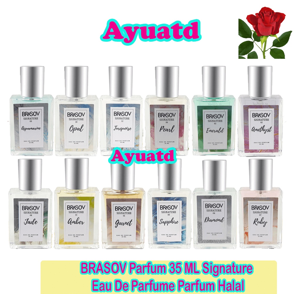 BRASOV Parfum 35 ML Signature  Eau De Parfume Parfum Halal