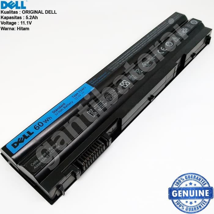 Baterai Dell Latitude E5420 E5430 E5520 E6420 E6440 E6520 T54FJ ORI