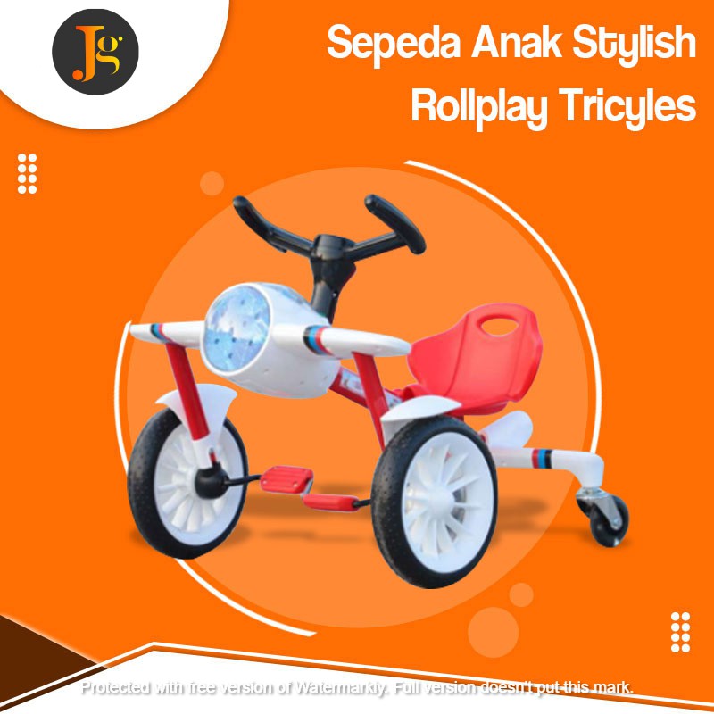 Sepeda Anak Roda Empat Bentuk Pesawat Sepeda Anak Model Unik