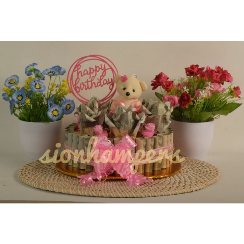 money cake uang asli (jasa pembuatan money cake)