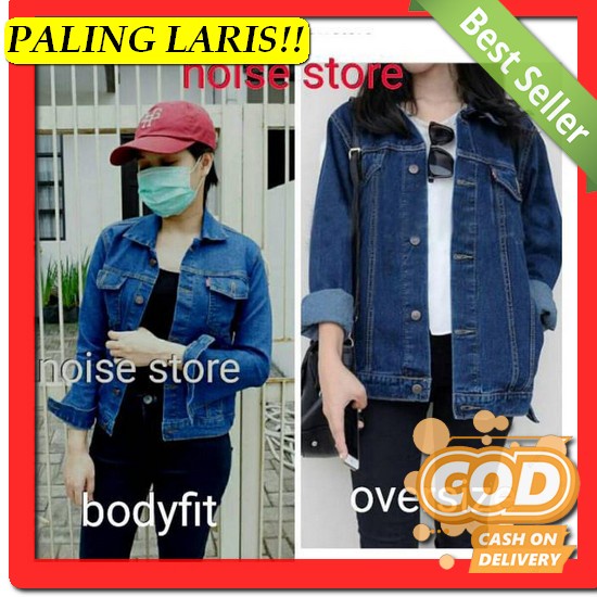Jaket Jeans Hoodie Wanita - Tiara Crop Jacket Jeans Hoodie - Jaket Hoo Jaket Jeans Biru Klasik Premi