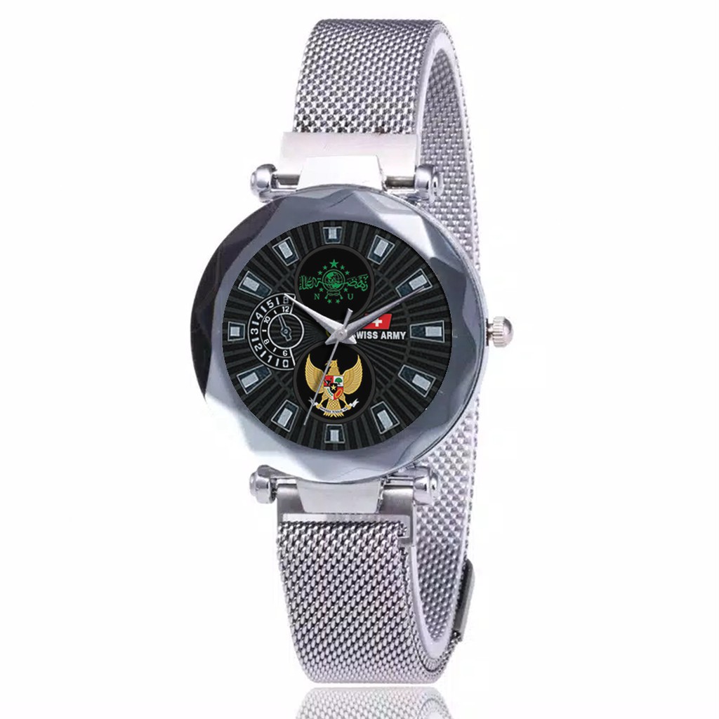 Jam Tangan Wanita Custom - NU-GARUDA Free Box &amp; Batre Cadangan