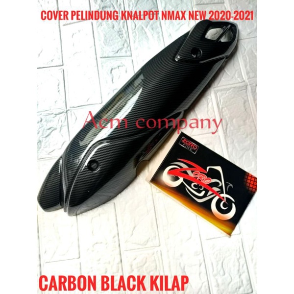 Cover Tutup Knalpot Carbon Yamaha Nmax new 2020 2021 - Zoro