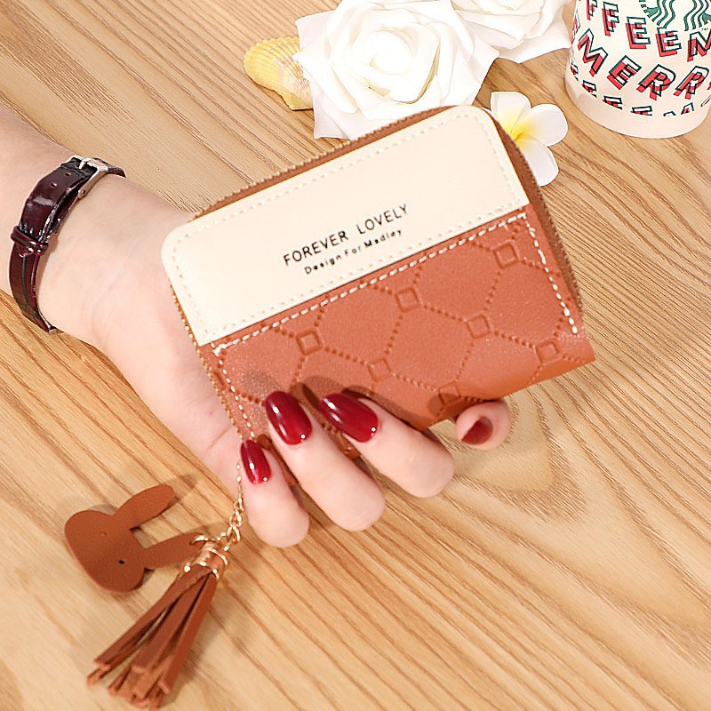 (COD) Dompet Mini Wanita Resletting Dompet Koin MALL SHOPPING