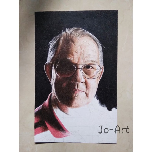 Jasa Lukis Wajah Size A4 Pakai Bingkai,Sketsa Wajah,Lukisan Wajah Murah,Asli Lukisan Pensil Warna
