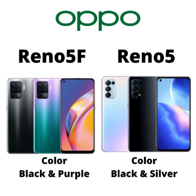 HP BARU OPPO RENO5 | RENO5F | RENO4F 8GB/128GB NEW 100% ORI GARANSI RESMI SELURUH INDONESIA-2