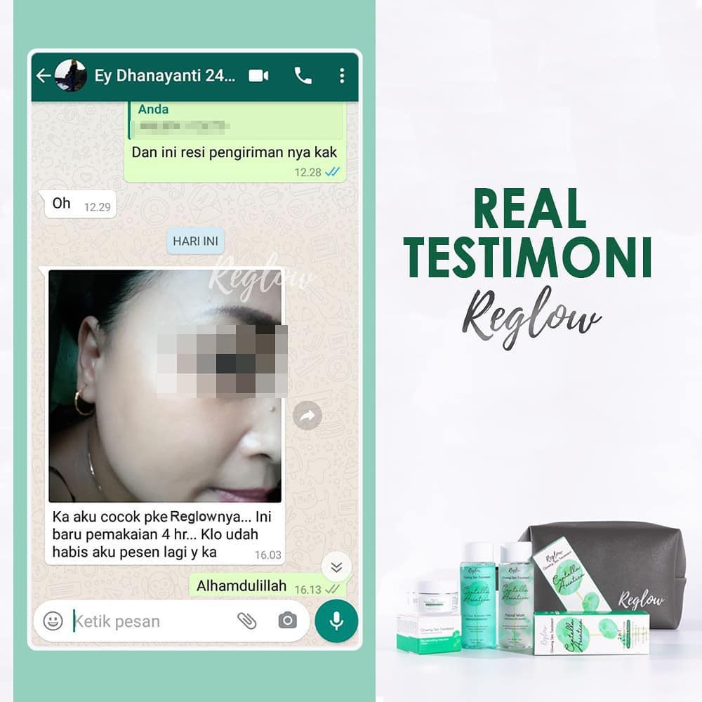 REGLOW SERIES Glowing skin Treatment Original BPOM - RE GLOW-7