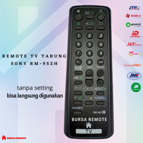 REMOTE TV TABUNG SONY RM-952H - ECERAN Dan GROSIR