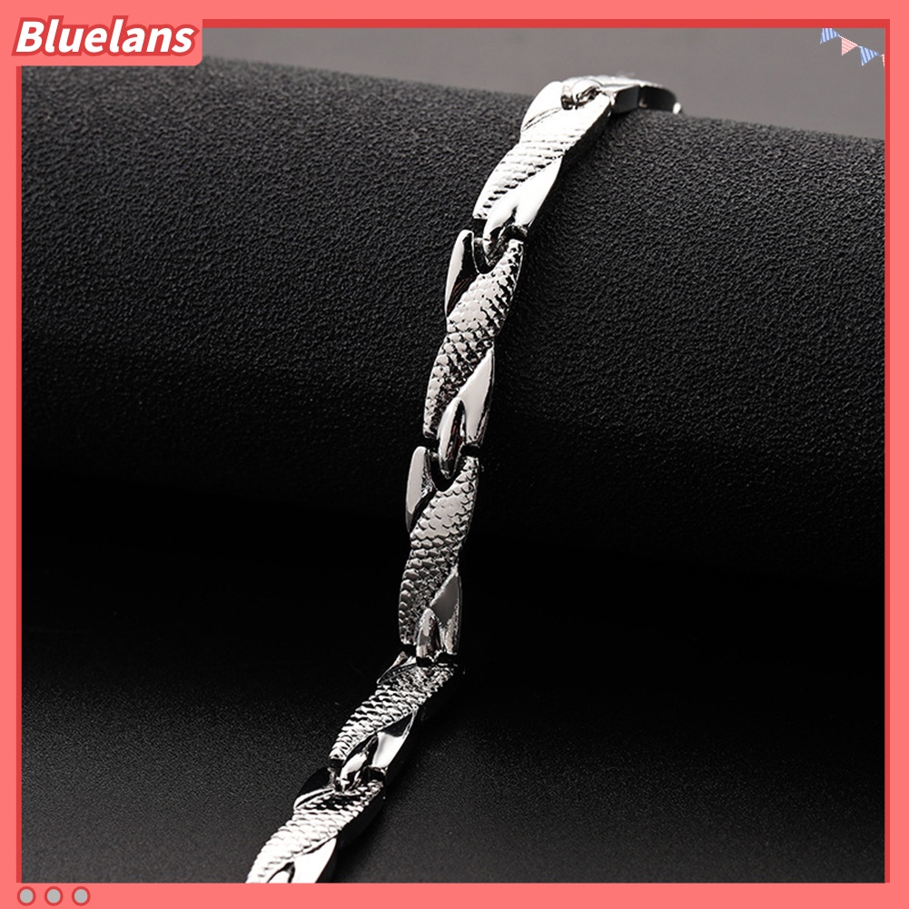 Bluelans Gelang Terapi Penyembuhan Energi Magnetik Model Putar Untuk Unisex