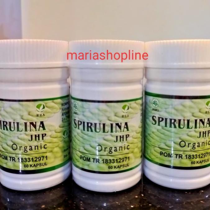 ✅Harga Spirulina JHP Organic EZA isi 60 kapsul ⭐⭐⭐⭐⭐