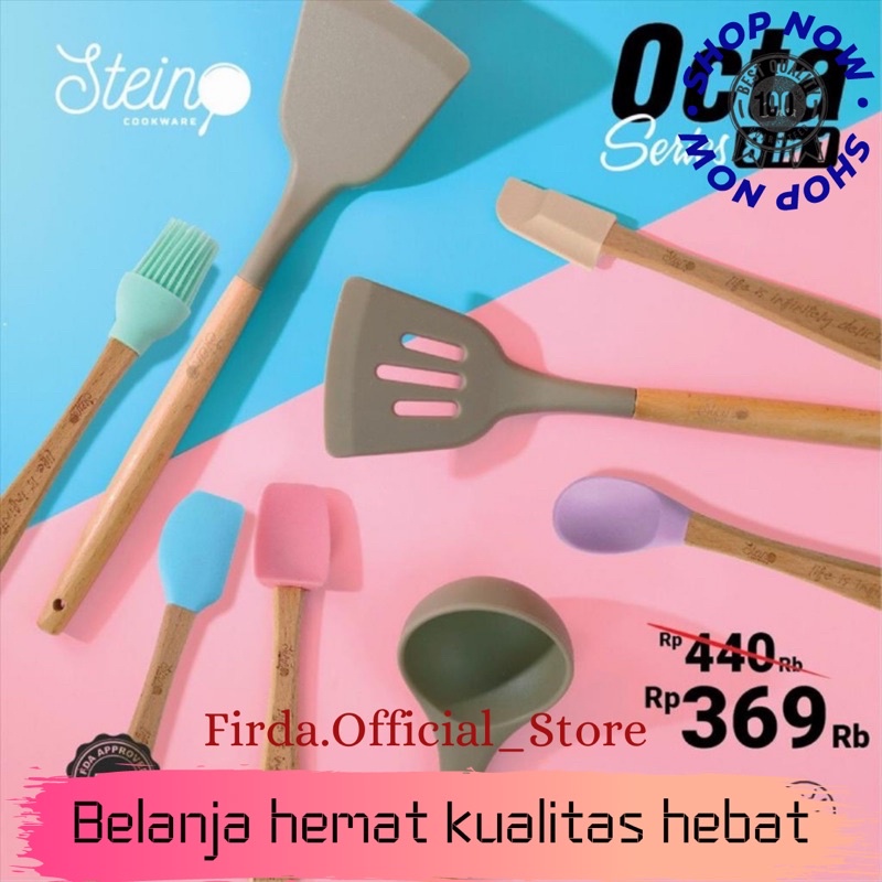 STEINCOOKWARE PAKET SUTIL OCTA  SERIES 100% ORI