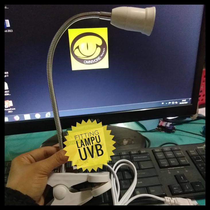 Indh Fitting Lampu/Fitting Jepit / Uva Uvb / Reptil / Ikan / Burung New Kode 684
