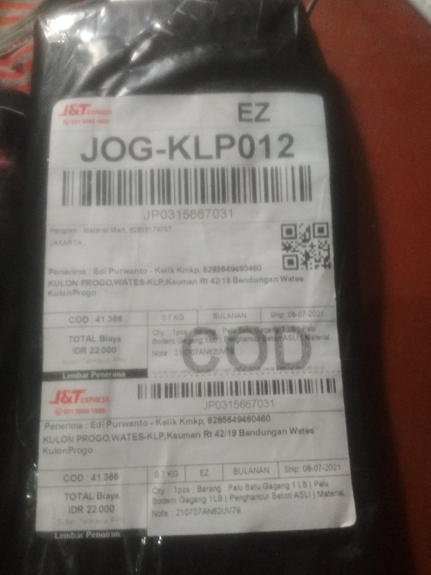 Palu Batu Gagang 1 Lb | Palu Bodem Gagang 1lb | Penghancur Beton Asli | Material Mart