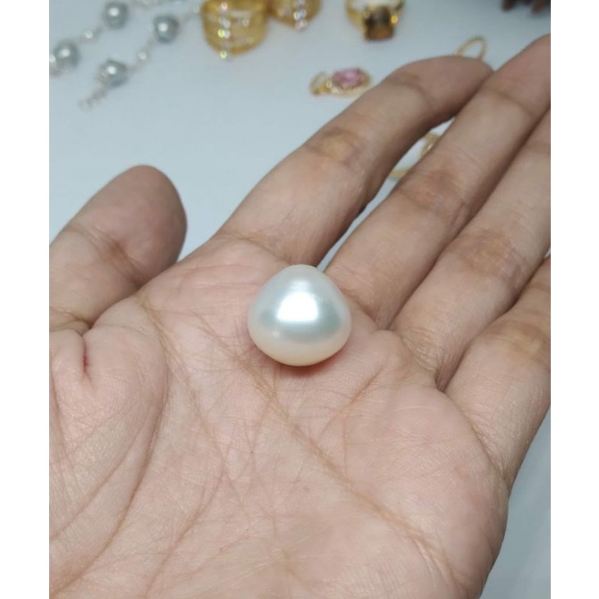 Mutiara Lombok Asli | Butiran Mutiara air laut bentuk piramida