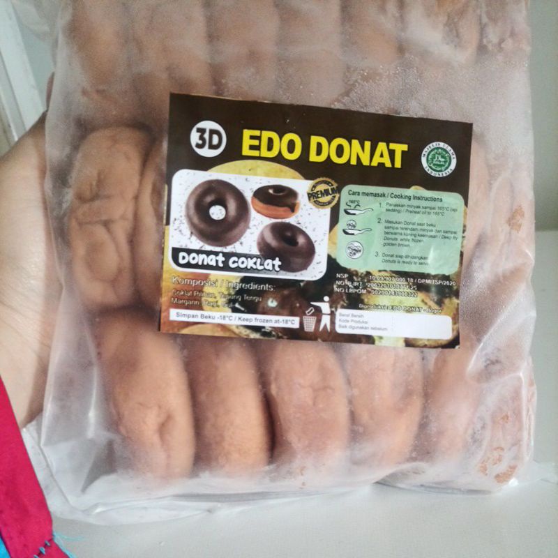 

DONAT 3d isi 20 rasa coklat