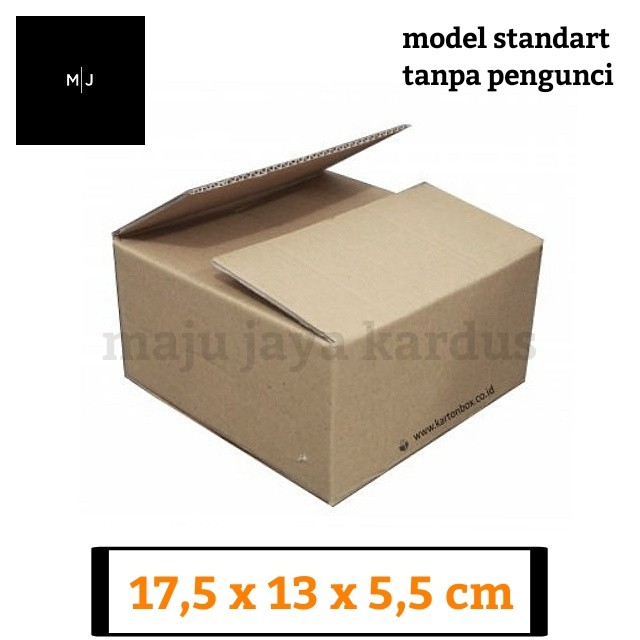 

ST-6 /1 Pcs Kardus Polos Kardus Karton Packing Standar 17.5x13x5.5 cm