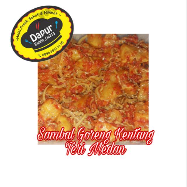 Sambal Goreng Kentang Teri Medan Masakan Rumah Dapur Bunda Lia713 Shopee Indonesia