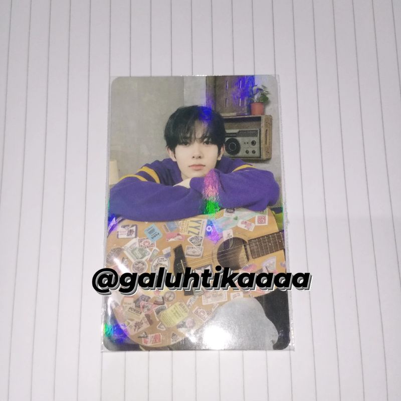 heeseung holo charybdis / heeseung gitar pc photocard poca