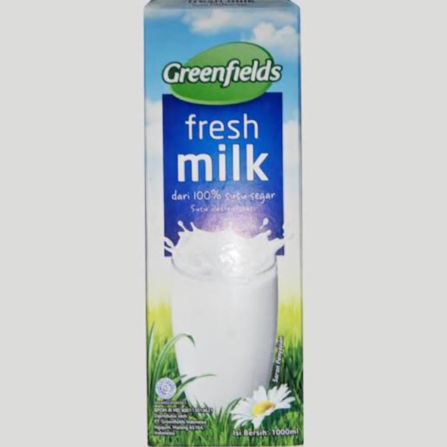 

SUSU FRESH MILK GREENFIELDS 1000 Ml Min. Pembelian 1 Karton