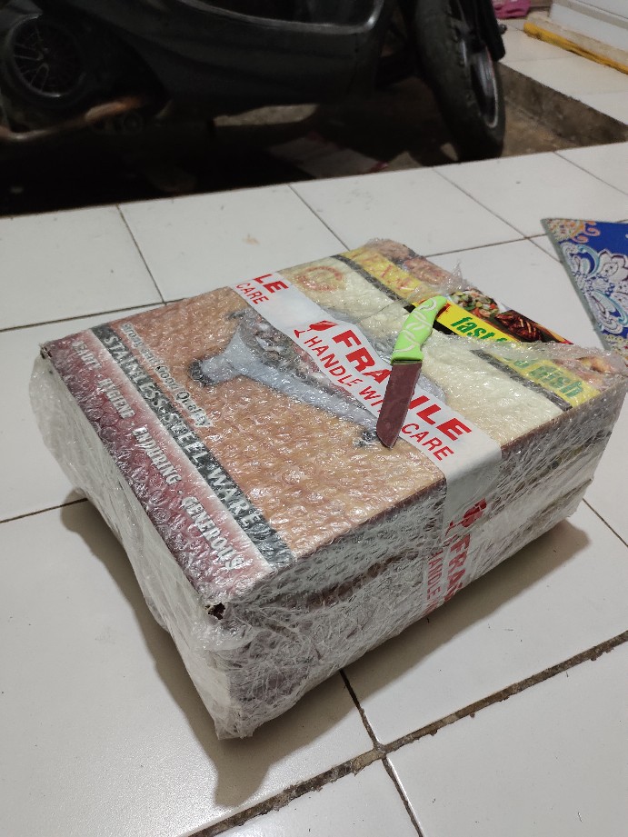 Nampan Prasmanan-fast Food Dish - Tutup Full Kaca