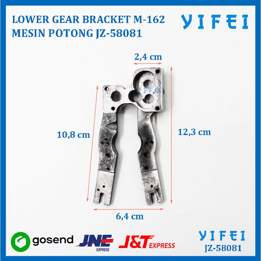 LOWER GEAR BRACKET M-162 MESIN POTONG KM KS AU YIFEI-58081