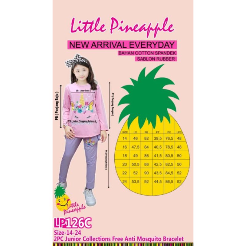 Setelan Anak by Little Pineapple LP126C / BAJU ANAK