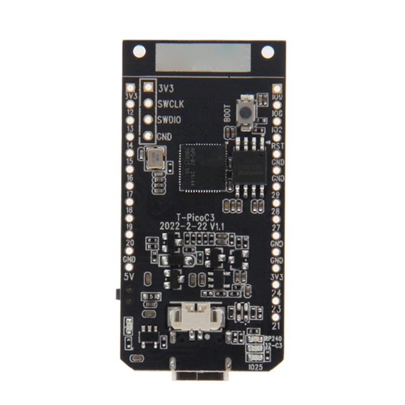 Btsg T-Pico C3 T-Display RP2040 Dual MCU Raspberry Pi Module 1.14 inch LCD IPS Screen Circuits Papan Pengembangan Untuk