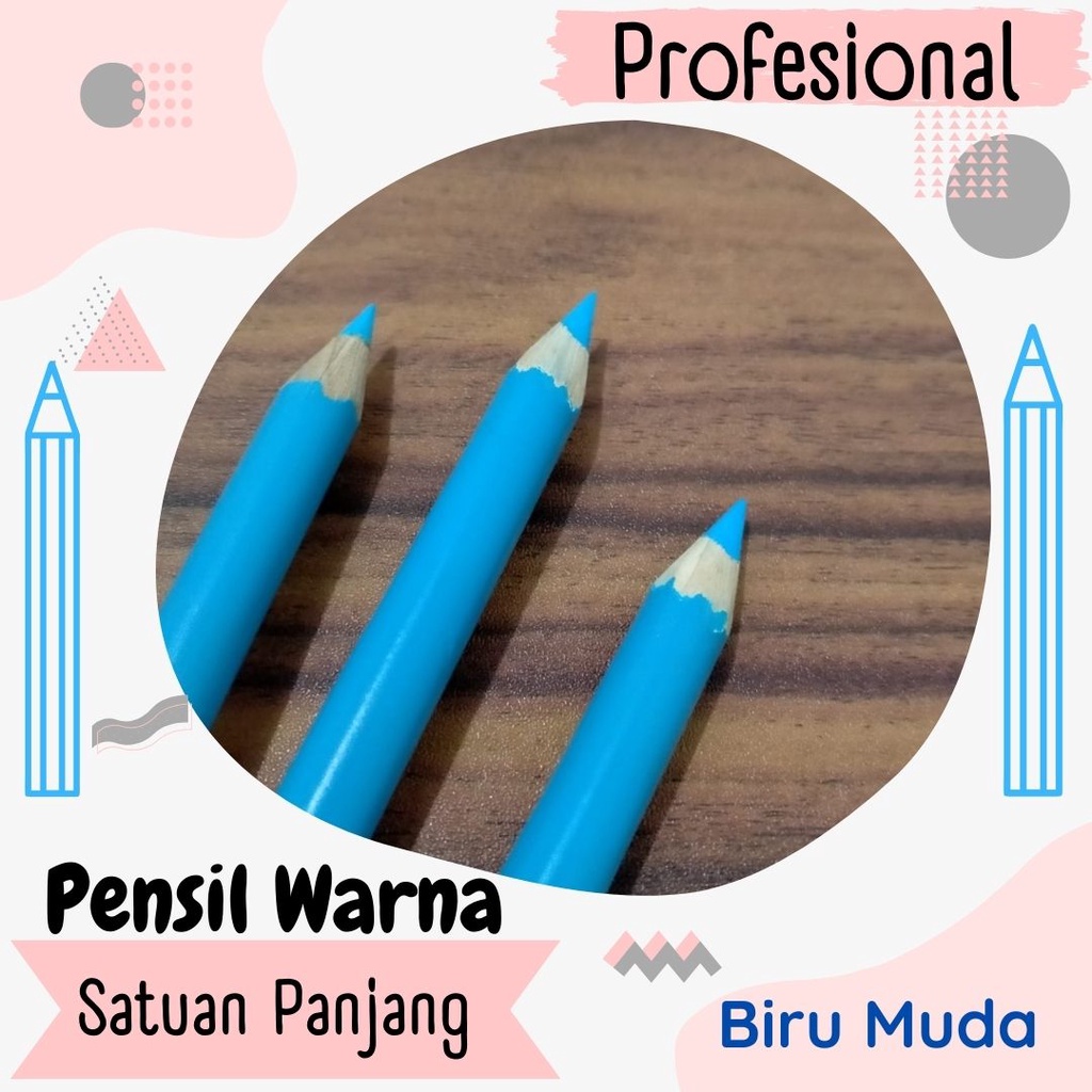 

PENSIL WARNA SATUAN BIRU MUDA PANJANG Lengkap Bagus 12 Aneka Warna Rekomendasi Terbagus Recomended Single Color Pencil Set Murah High Quality Murah Eceran Watercolour Faber