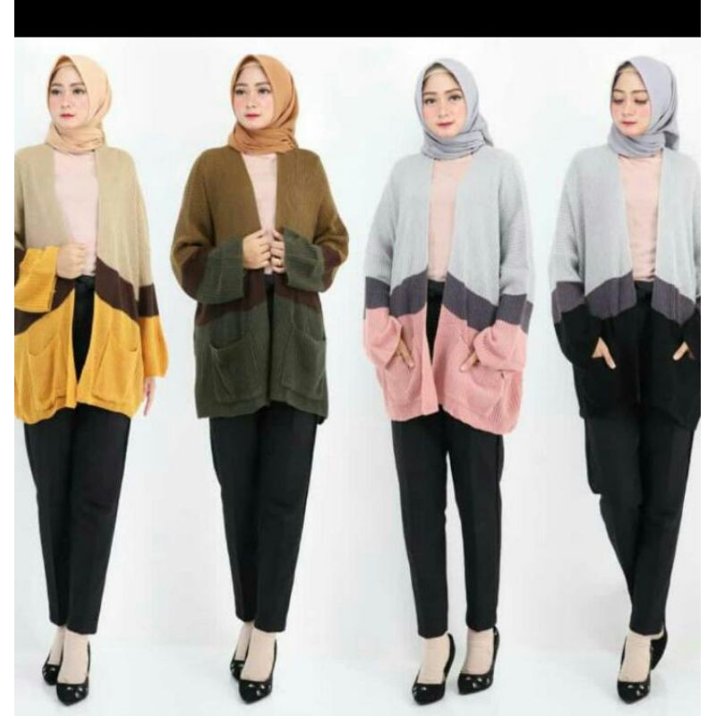 Cardy cameroon/basic rajut/rajut halus lembut tebal/sweater mura berkualitas