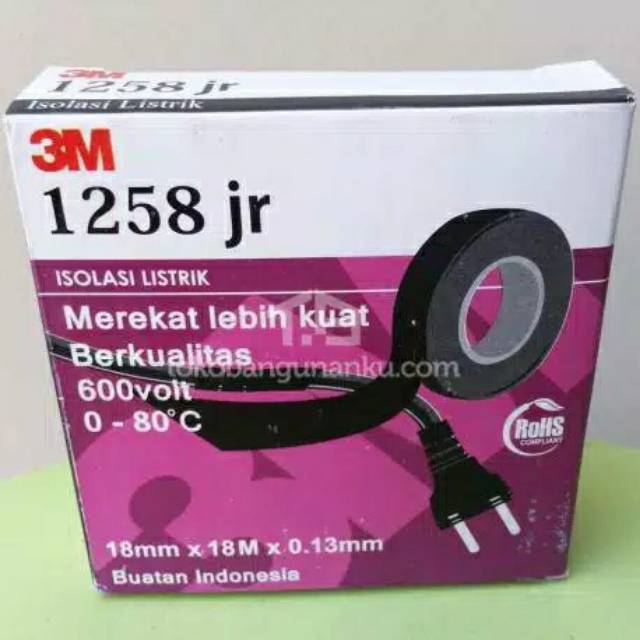 

Isolasi Listrik 3M 1238JR | Solasi Kabel Listrik Kualitas Joss ORIGINAL
