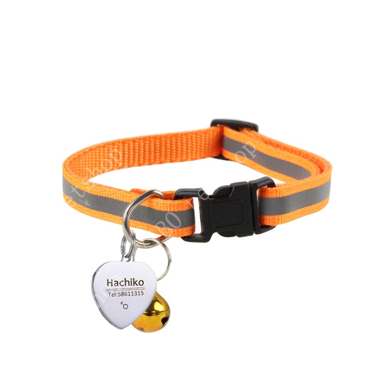 Kalung Anjing / Kucing Peliharaan Bahan Stainless Steel Ukuran 19-32cm