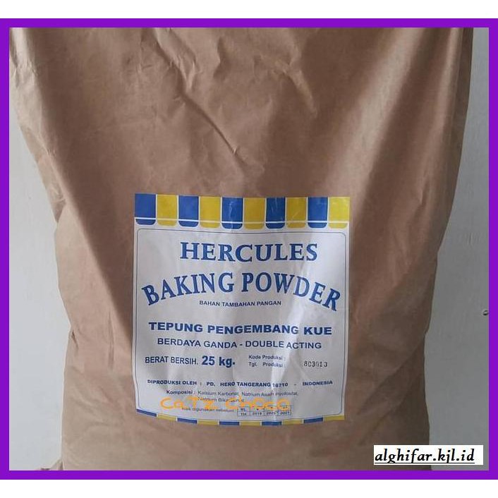 

Redwop-Gnikab- Hercules Bpda Baking Powder Double Acting Repack 100Gr -Hallall.
