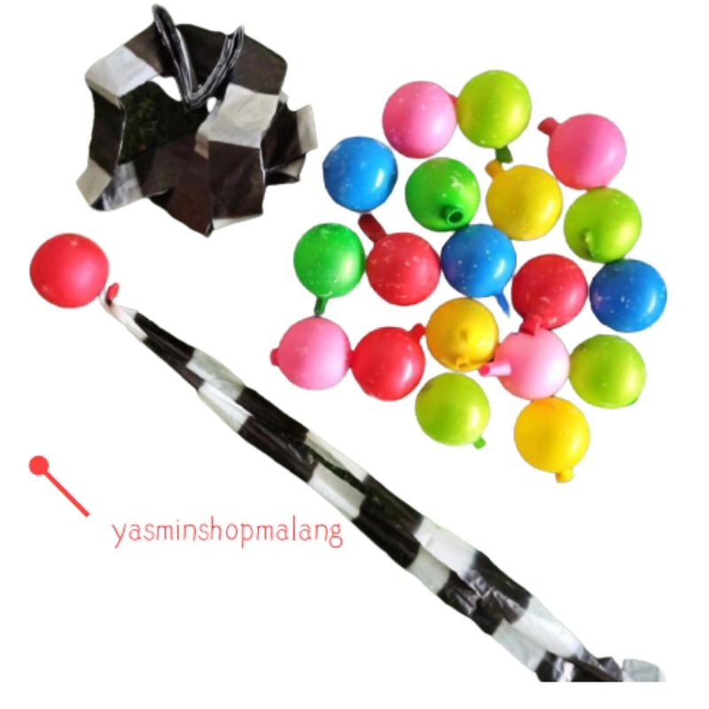 20pcs Mainan anak Balon tuyul air Kecil / Bola Tuyul Murah/balon tuyul mini