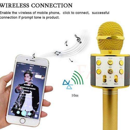 [JAKARTA] MICROFON KARAOKE WS858 / MIC KARAOKE WIRELESS BLUETOOTH WSTER WS-858
