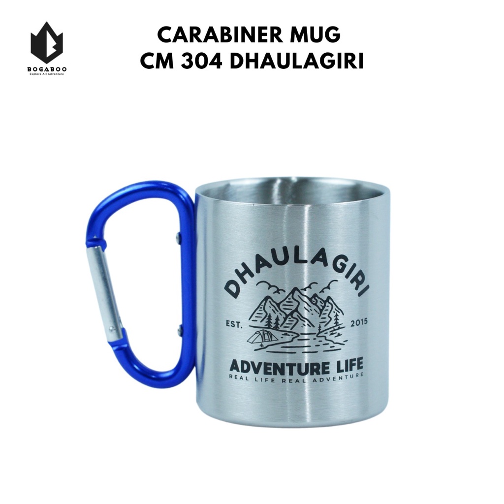 Cangkir Carabiner Dhaulagiri - Cangkir Outdoor 220ml - gelas karabiner dhaulagiri - carabiner mug CM 304 dhaulagiri