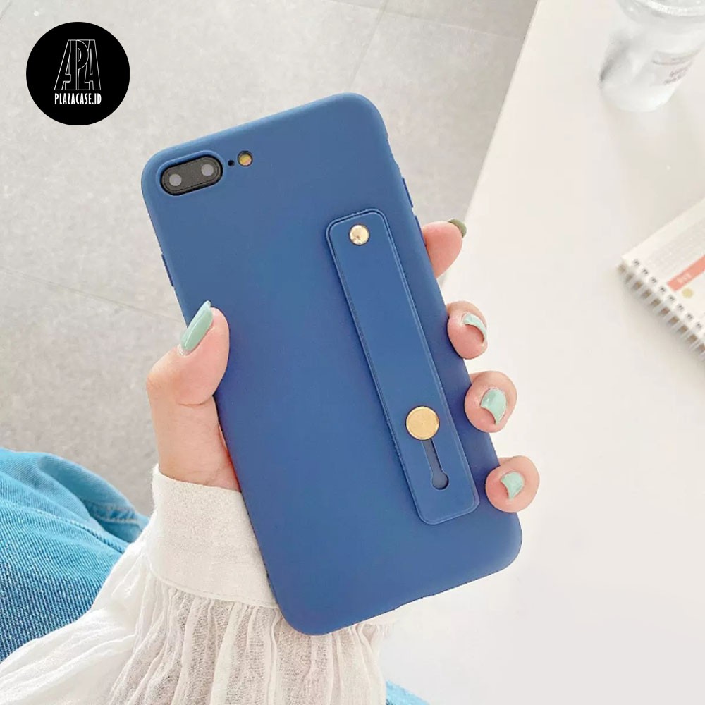 [CS] Softcase Handstand - for iPhone 6 6+ 7 7+ 8 8+ X XR XS MAX 11 11 PRO MAX 12 - Casing Handphone