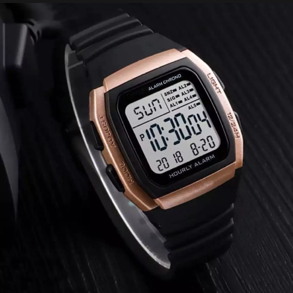 Jam Tangan Wanita Fashion Korea Sporty QQ145 Case Kotak Digital