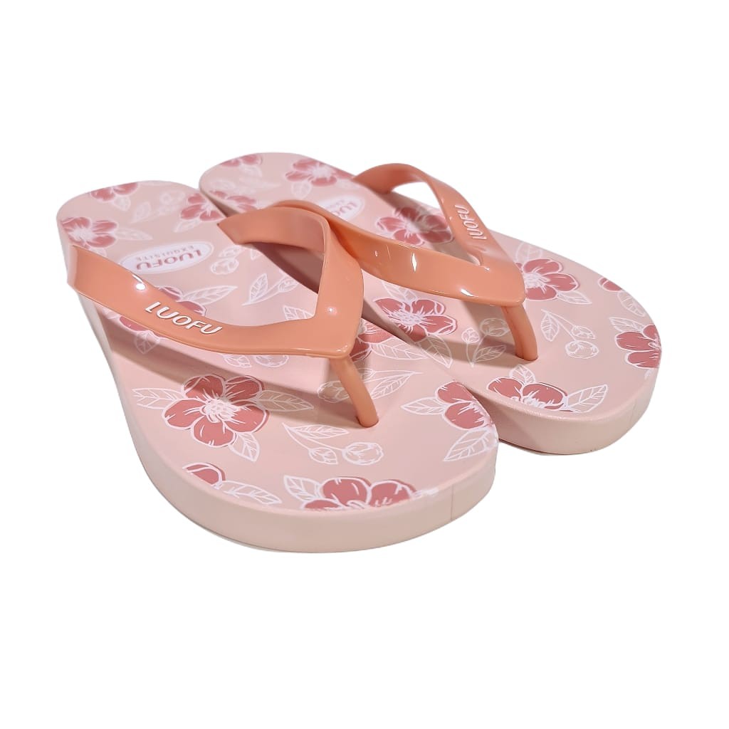 jelly sandal jepit wanita luofu karet import sendal japit cewek F2318E09S