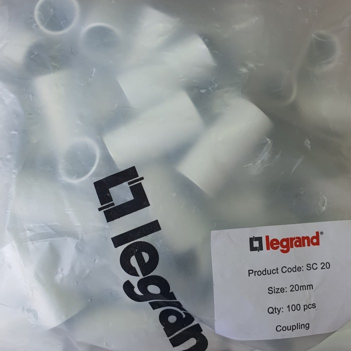 Sok Pipa Legrand 20Mm / Sock Legrand 20 Mm / Sambungan Pipa Legrand
