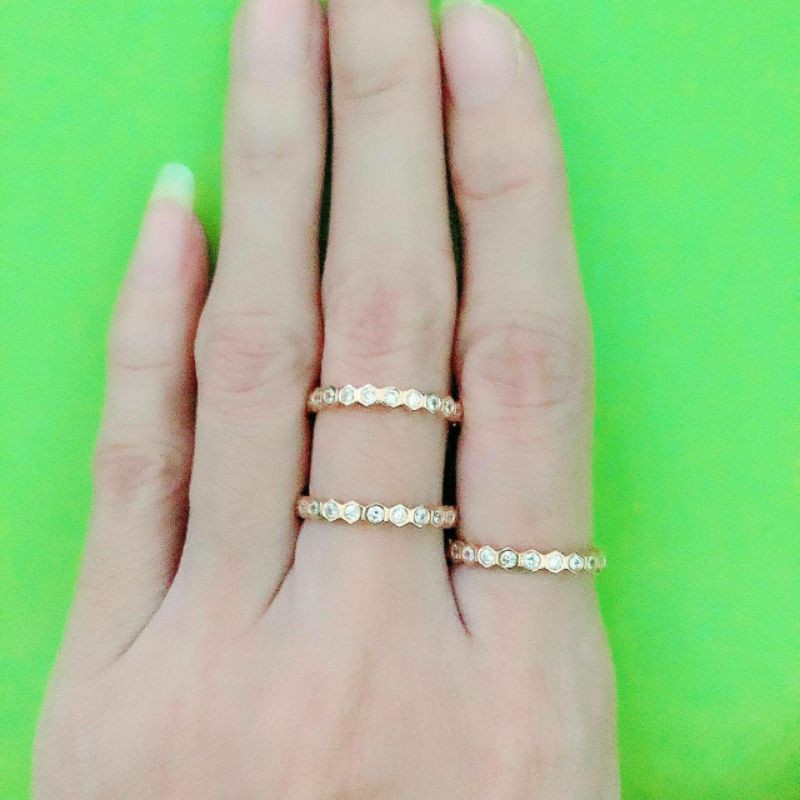 Cincin listring segi enam kadar 375