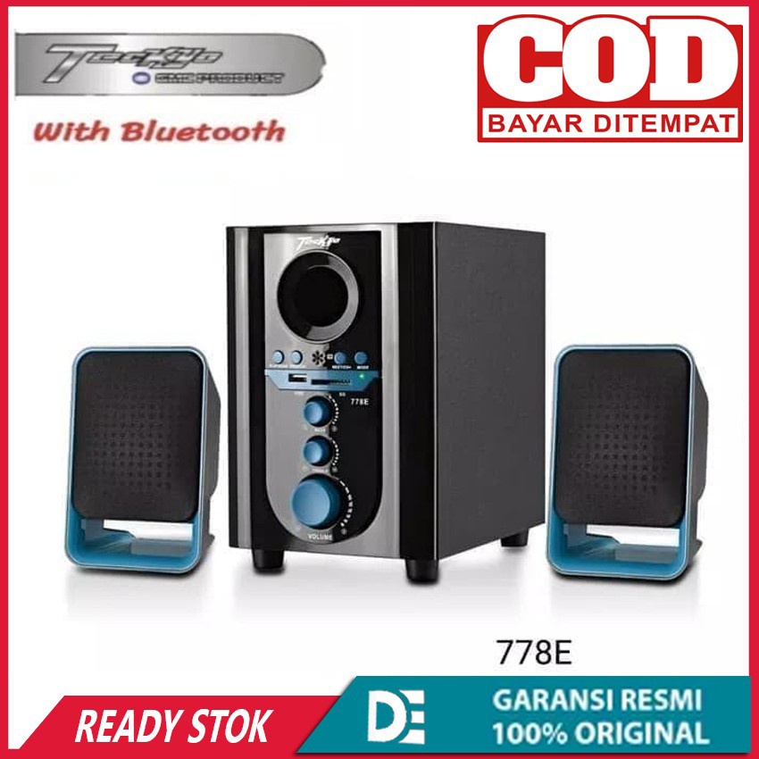 Speaker Aktif Teckyo 778E GMC Speaker bluetooth Multimedia Suara Josss